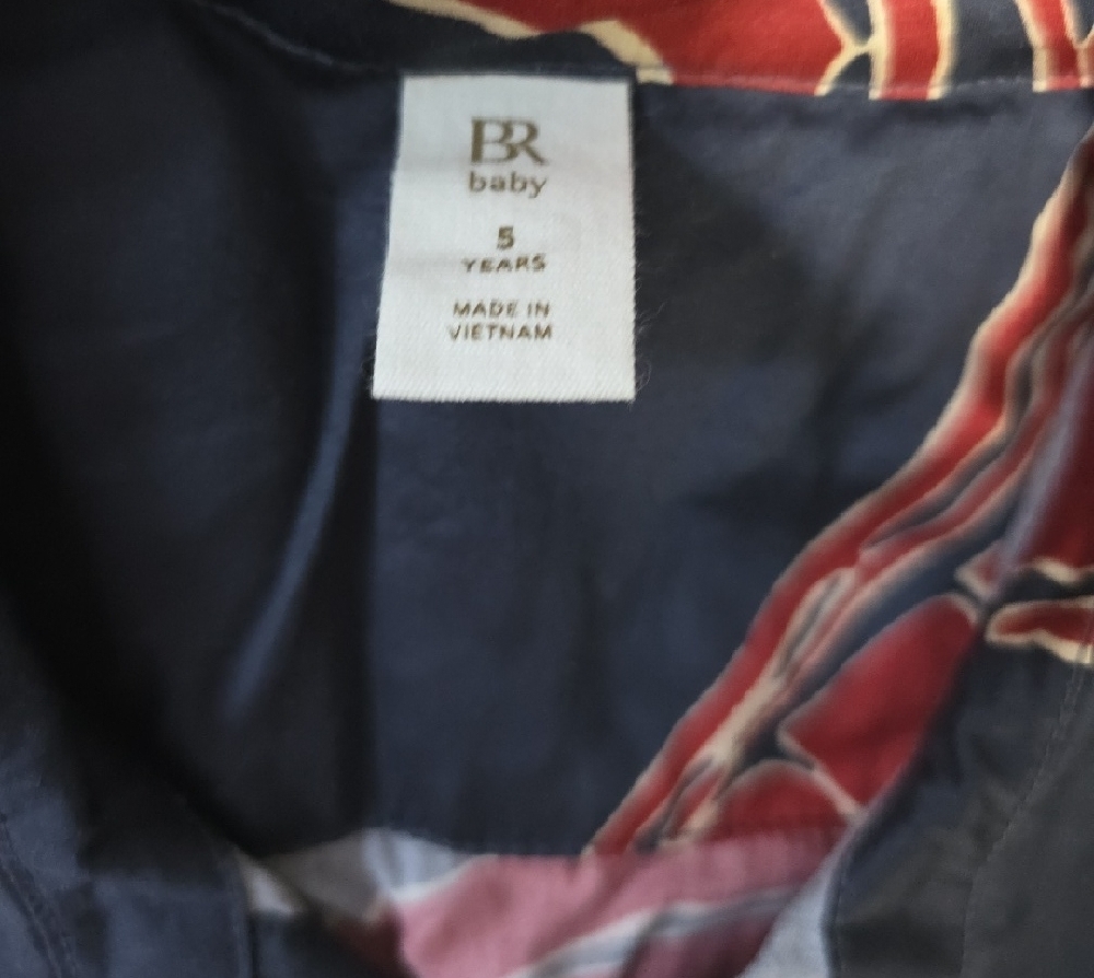 Banana Republic Kids Navy and Red Pajama Set - Picture 2 of 5
